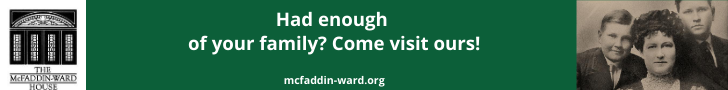Had enough of your family? Come visit ours! mcfaddin-ward.org