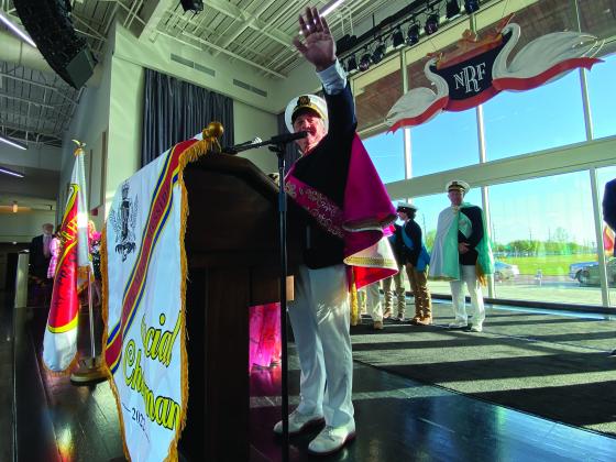Mark Andrew Fertitta was unmasked March 30 as King Neches LXXIV at the Event Centre in downtown Beaumont.