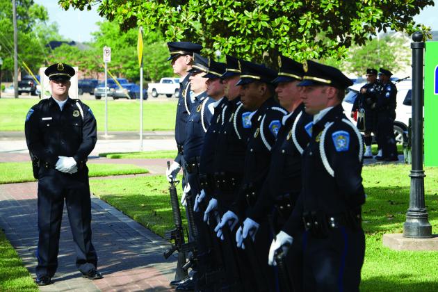Fallen Beaumont Police Department officers are honored at the city's annual memorial 