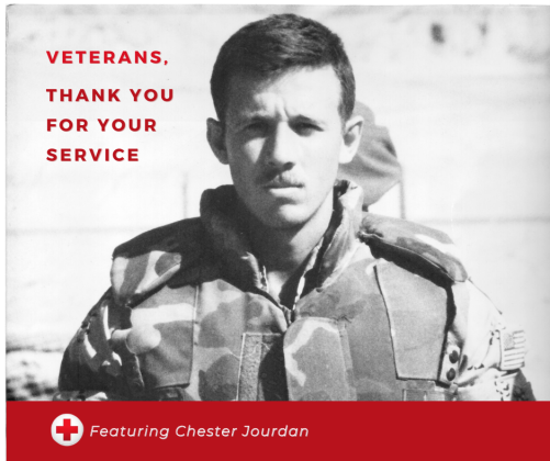 Red Cross recognizes veterans, like area Executive Director Chester Jourdan Jr.