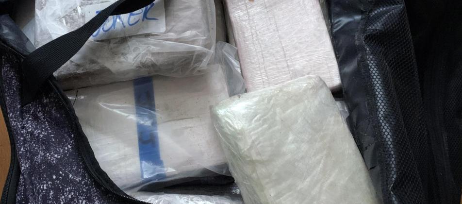 Kilograms of cocaine were seized as a result of a search warrant.