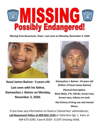 BPD reports a missing child