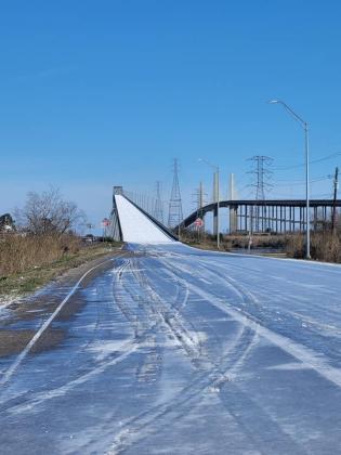 DPS troopers report frozen bridges