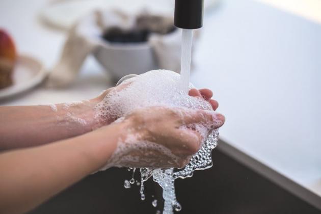 Health officials recommend frequent hand washing 