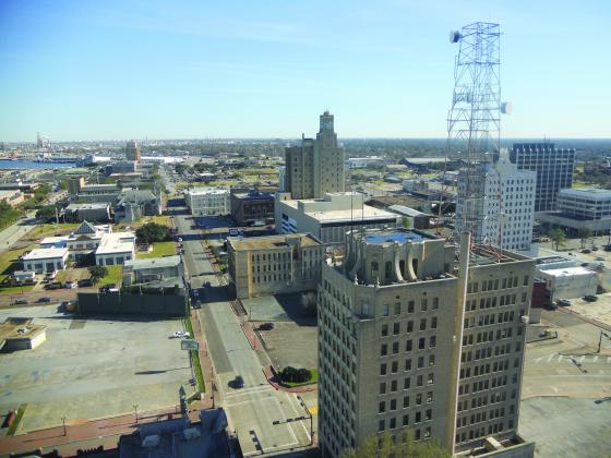 Present day downtown Beaumont