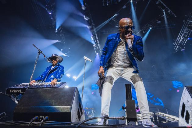 Teddy Riley and Aaron Hall of Guy (Photo by Chad Cooper)