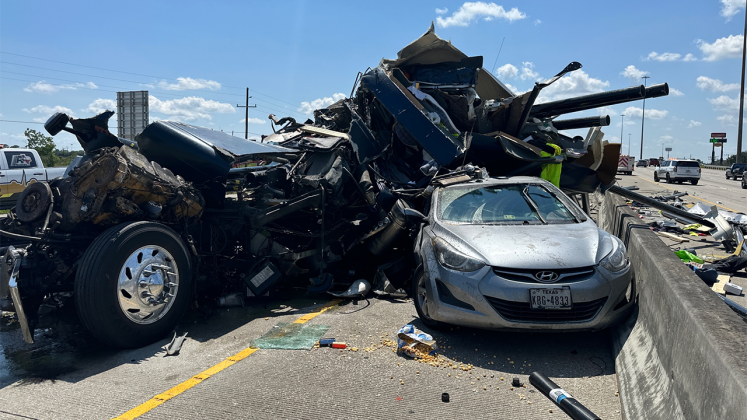 Multi-vehicle crash on Interstate 10 in Orange County
