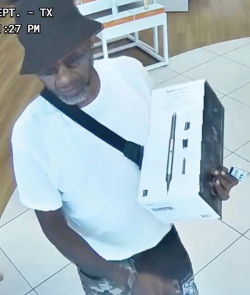 This man left with a $600 item from the Ulta Store in Parkdale Mall.