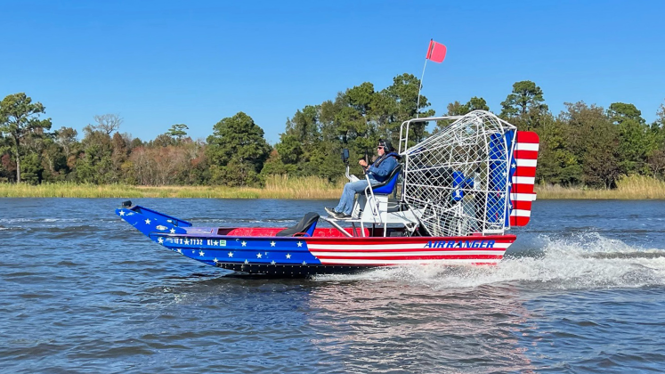 American Flag Airboat Marsh Tours are rumored to be giving rides in the Waterloo Rods live redfish experience tank on July 22.