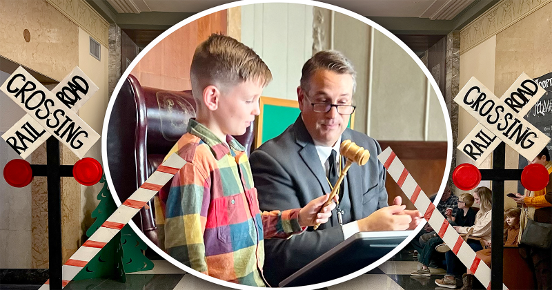 With a resounding bang of Judge Friesz’s gavel, Caleb Ford’s adoption day was officially sealed.